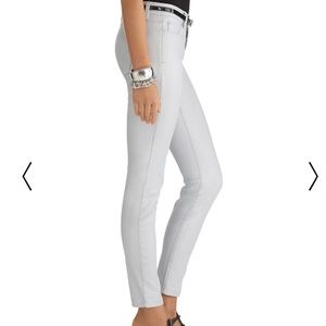 White House Black Market Coated Shimmer Jean